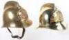 French Brass Fire Helmets - 6