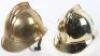 French Brass Fire Helmets - 7