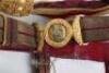 Victorian Army Officers dress belt and other - 7