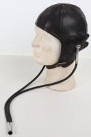 Early Flying Helmet with Gosport Tubes