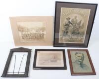 Military WW1 Commemorative Frame and Pictures