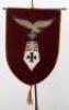 German Luftwaffe Generals Table Flag of Knights Cross Oakleaves and Swords Winner - 4