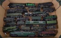 Collection of playworn Hornby Dublo and other makes locomotives and rolling stock