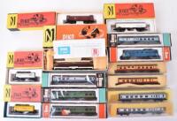 Boxed Piko and Lima N gauge locomotives and rolling stock