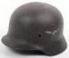 WW2 German M35 Double Decal Luftwaffe Helmet Shell