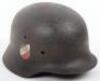 WW2 German M35 Double Decal Luftwaffe Helmet Shell - 2