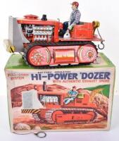 Masudaya boxed, battery operated Hi-Power Dozer, 1960s