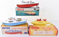 Three boxed Sutcliffe boats