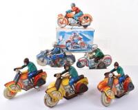 Technofix boxed tinplate wind-up Moto-Flash Motorcycle racer