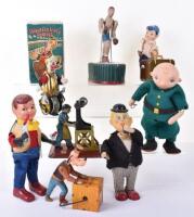 Various wind-up novelty toys, 1960s