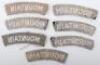 7x British 52nd Lowland Division “MOUNTAIN” Shoulder Titles - 2