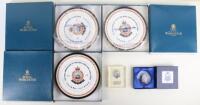 3x Royal Worcester 150 Year Anniversary Royal Hong Kong Police China Plates