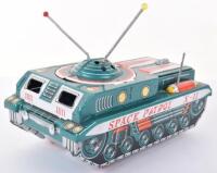 Yonezawa Space Patrol X-11 tinplate battery operated Space toy, 1960