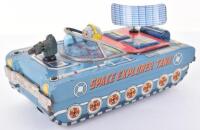 Space Explorer Tank tinplate battery operated Space toy, Japanese 1960s