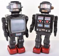 Two Horikawa battery operated tinplate Astronaut Robots, circa 1970