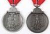 2x German Eastern Front (Ostfront) Medals - 3