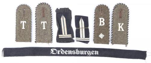 Selection of Third Reich RAD Labour Service (Reichsarbeitsdienst) Cloth Insignia Grouping