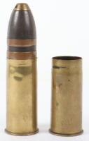 Scarce Inert Imperial German Navy 3.7cm C 97/98 Maxim Shell