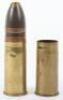 Scarce Inert Imperial German Navy 3.7cm C 97/98 Maxim Shell