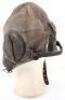 B-Type Style Leather Flying Helmet - 4