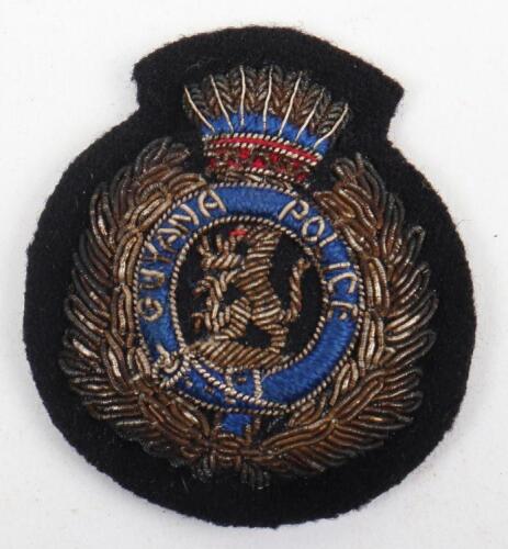 Guyana Police Inspectors Cap Badge