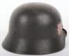 Third Reich Croatian Volunteers in SS-Police Division Steel Helmet - 3