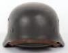 Third Reich Croatian Volunteers in SS-Police Division Steel Helmet - 9