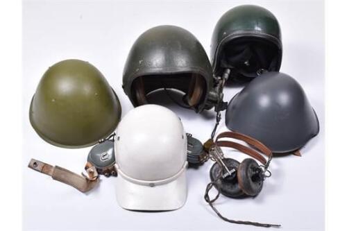 Selection of Aviation and Military Headgear