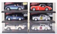 Six Ninco Classic Slot Car Models
