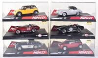 Six Ninco Slot Car Model