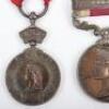 Victorian Indian General Service Medal & Abyssinia War Medal Pair Royal Navy - 3