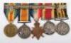 East West Africa, China 1900 and Great War Medal Group of Five Royal Navy - 9