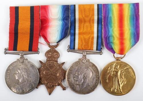 Boer War and WW1 Medal Group of Four Commander William Malcolm Martyr Robinson