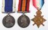 Royal Marines Light Infantry / Royal Marine Brigade Great War Casualty Medal Group of Three