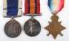 Royal Marines Light Infantry / Royal Marine Brigade Great War Casualty Medal Group of Three - 4