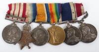 Great War Royal Naval Long Service and Meritorious Service Medal Group of Six