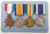Royal Marine Artillery Naval Long Service Medal Group of Four