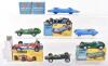 Seven various Corgi Racing cars