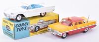 Boxed Corgi Toys 215 Ford Thunderbird Open Sports