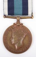 Rare George VI Burma Police Medal Awarded to William James Barron District Superintendent of Police, Awarded for Service During the Mandalay Riots of 1938