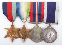 British Royal Naval Submariners Distinguished Service Medal Winners Long Service Medal Group of Four, Being Recognised for his Gallantry whilst Serving on Submarine HMS Shark in 1940