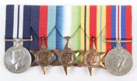 WW2 Evacuation of Dunkirk & French Coast Operations 1940 HMS Venomous Distinguished Service Medal Group of Five