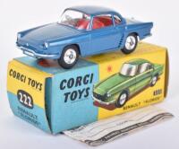 Scarce Corgi Toys 222 Renault “Floride” metallic Kingfisher blue body