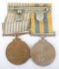 Royal Navy Korean War Medal Pair of Lieutenant Commander David Norman Dalton Royal Navy, Served on HMS Comus During the Campaign on the Korean Peninsula When it was Attacked and Damaged by North Korean Bombers - 5