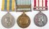 Royal Navy Korean War Medal Group of Three - 3