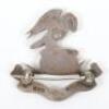 Rare Chester 1914 Hallmarked Silver Liverpool Pals Cap Badge - 2