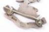 Rare Chester 1914 Hallmarked Silver Liverpool Pals Cap Badge - 3