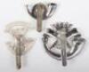 3x Anodised Aluminium British Infantry Regiments Cap Badges - 2