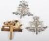 3x Anodised Aluminium British Infantry Regiments Cap Badges - 2