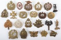 Selection of New Zealand Regiments Cap and Collar Badges